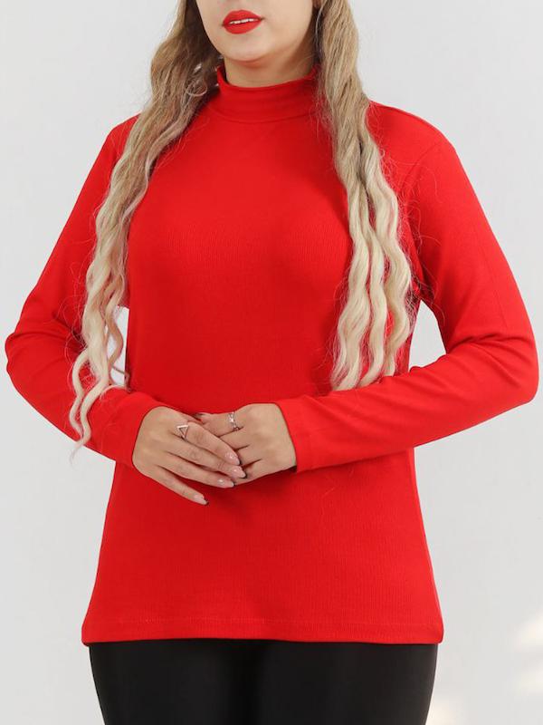 بلوز یقه ایستاده آستین بلند کبریتی یلدایی