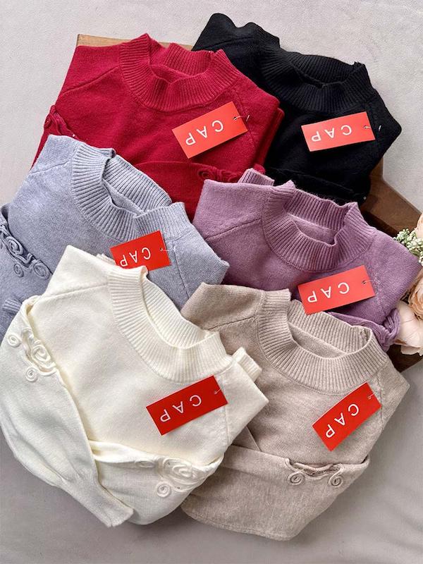 بلوز بافت مجلسی زنانه CAP