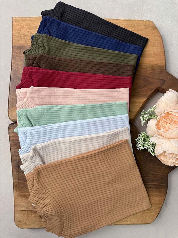 تاپ یقه ایستاده کبریتی زنانه