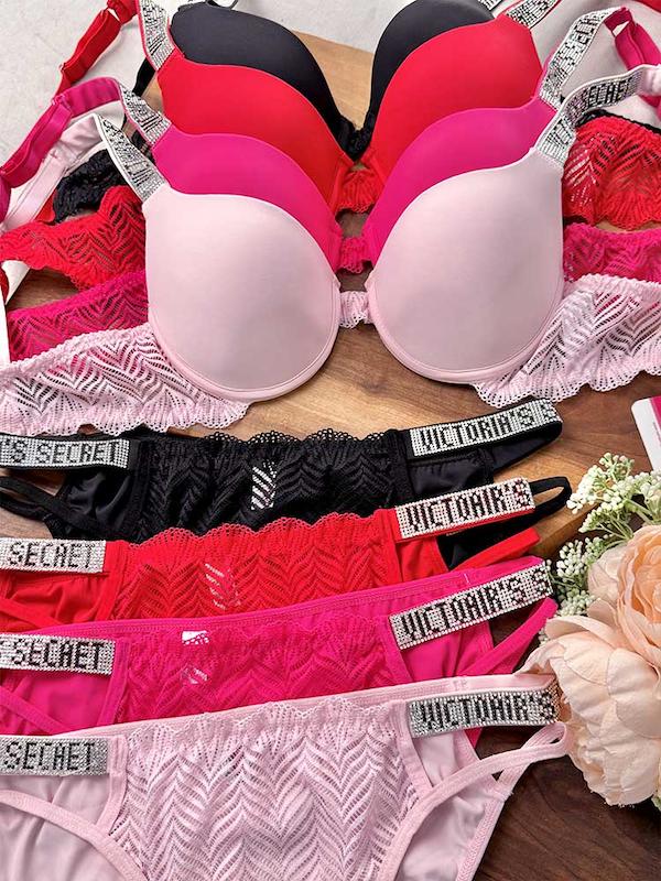 ست سوتین و شورت ابر و جک دار اما - EMA 9060