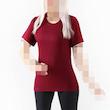 خرید تیشرت یقه گرد کبریتی زنانه