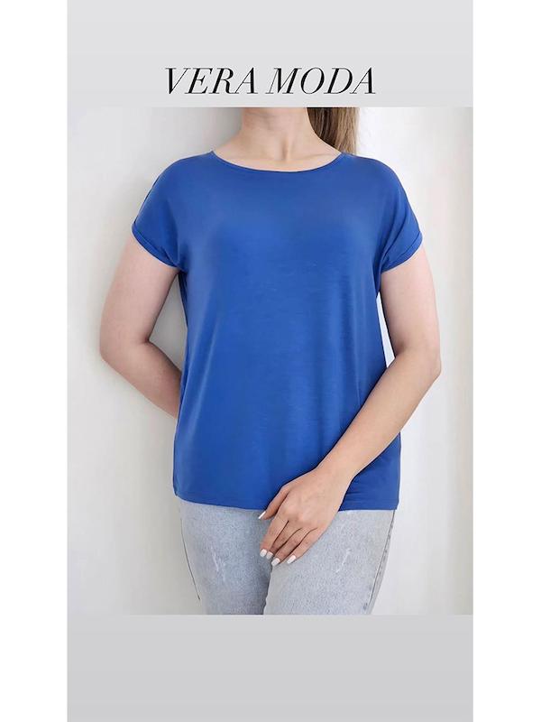 تیشرت یقه گرد وارداتی تابستانه Vera Moda