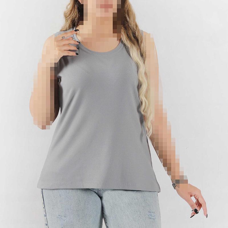تاپ یقه گرد کبریتی زنانه سایز 2