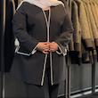 کت مروارید دوزی سفید  (ارسال فوری)