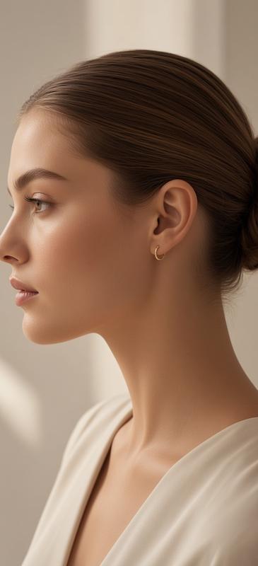 گوشواره نقره ۹۲۵باروکش طلااز برند J-Club InternationalBV