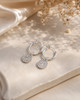 گوشواره حلقه ای نقره ۹۲۵ از برند manguun