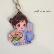 جاکلیدی چوبی دختر