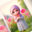 دفتر مشق ۵۰ برگ طرح حجاب