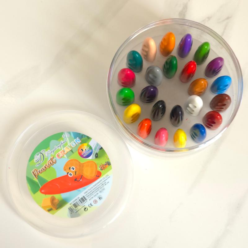 مداد شمعی بادوم زمینی(۲۴ رنگ)