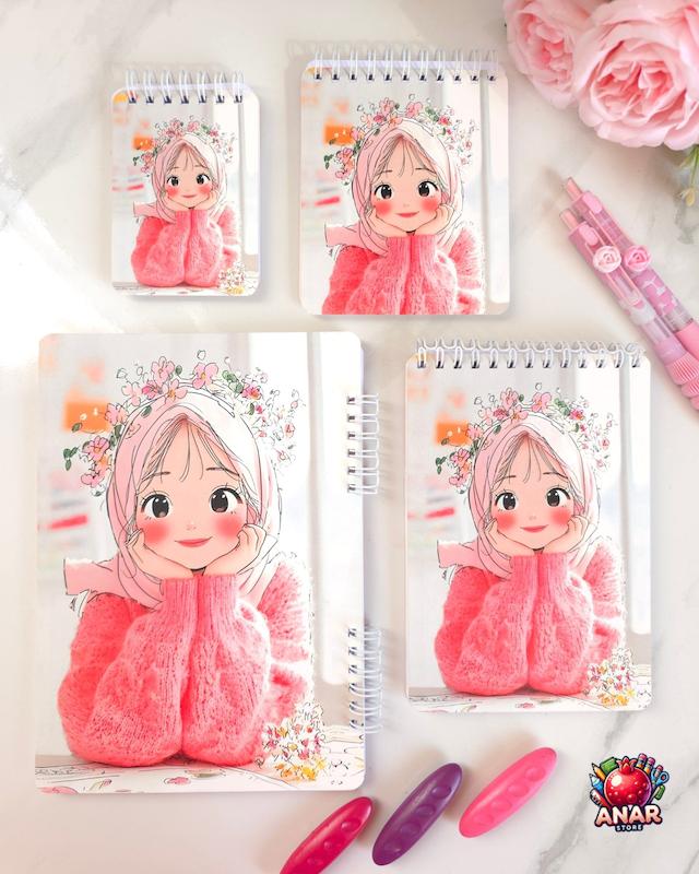 ست دفتر و دفترچه حاشیه دار