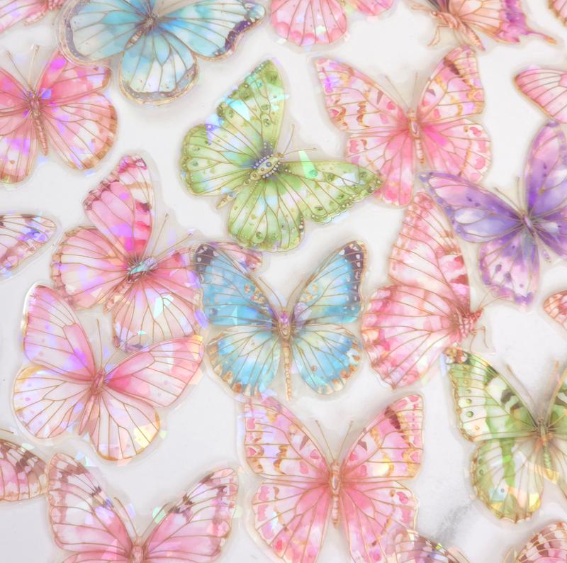 استیکر شاین دار پروانه