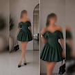 لباس مجلسی زنانه عروسکی پارچه کوپرا