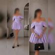 لباس مجلسی زنانه عروسکی پارچه کوپرا