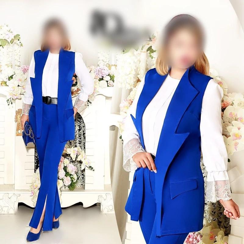 کت شلوار زنانه شومیز زنانه سایز 38 تا 48 مدل هلن - تصویر 5