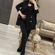 کت و شلوار زنانه افسون جنس مازراتی بسیار شیک و مجلسی با تنخور عالی سایز 34 تا 60 - تصویر 7