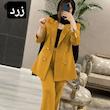 کت و شلوار زنانه افسون جنس مازراتی بسیار شیک و مجلسی با تنخور عالی سایز 34 تا 60 - تصویر 11