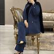 کت و شلوار زنانه افسون جنس مازراتی بسیار شیک و مجلسی با تنخور عالی سایز 34 تا 60 - تصویر 12