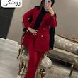 کت و شلوار زنانه افسون جنس مازراتی بسیار شیک و مجلسی با تنخور عالی سایز 34 تا 60 - تصویر 15
