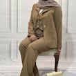 کت و شلوار زنانه و جلیقه سوپر مازراتی مدل ماهگل سایز 38 تا 50 - تصویر 4