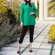 کت زنانه مجلسی یقه دلبری آستر دار کد 665 - تصویر 3
