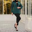 کت زنانه اسپرت مازراتی آستردار یقه آرشال سایز 38 تا 60 کد 664 - تصویر 6
