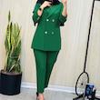 کت شلوار زنانه سوپر مازراتی مدل رسمی سایز 36 تا 60 رنگ بندی ژورنال انیتا - تصویر 6