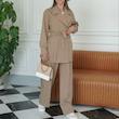 کت و شلوار زنانه مازراتی درجه یک آستر و لایی جلویی سایز 38 تا 60 مدل پروشات - تصویر 2