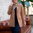 کت تک زنانه ساده شیک سایز 36 تا 60 قد قابل تغییر مانتو کتی - تصویر 2