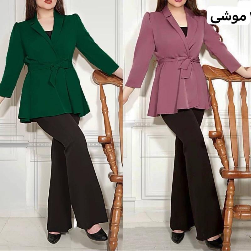 مانتو کتی زنانه جنس مازراتی (عروسکی) مدل پرواز قد قابل تغییر - تصویر 13