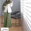 کت و شلوار زنانه (بگ) مدل رسمی قد قابل تغییر رنگبندی 46 رنگ - تصویر 1