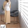 کت و شلوار زنانه (بگ) مدل رسمی قد قابل تغییر رنگبندی 46 رنگ - تصویر 2