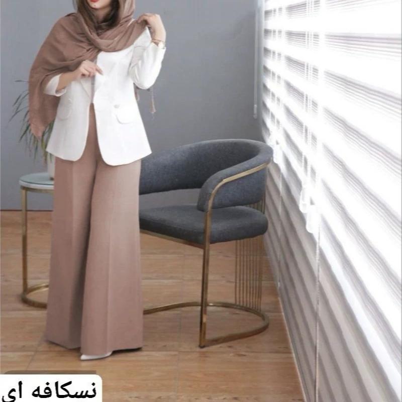 کت و شلوار زنانه (بگ) مدل رسمی قد قابل تغییر رنگبندی 46 رنگ - تصویر 6