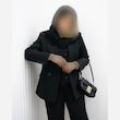 کت و شلوار و جلیقه زنانه ست رسمی قد قابل تغییر پارچه کرپ کنزو و کرپ باربی - تصویر 3