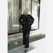 ست کت و شلوار زنانه مدل لاله کامت مشکی - تصویر 9