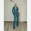 ست کت و شلوار زنانه مخمل شنل شیک - تصویر 1