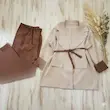 کت و شلوار مازراتی ستایش زنانه شیک و مجلسی سایز بندی کامل - تصویر 3