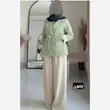 کت و شلوار مازراتی ستایش زنانه شیک و مجلسی سایز بندی کامل - تصویر 11