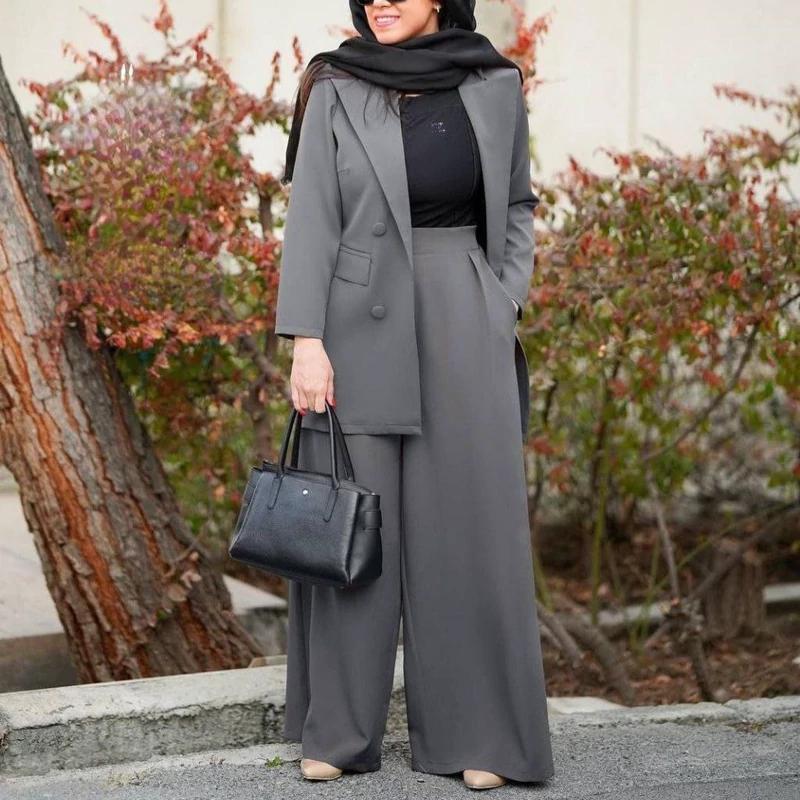 کت و شلوار زنانه اداری سایز 34 تا 60 قد قابل تغییر - تصویر 1