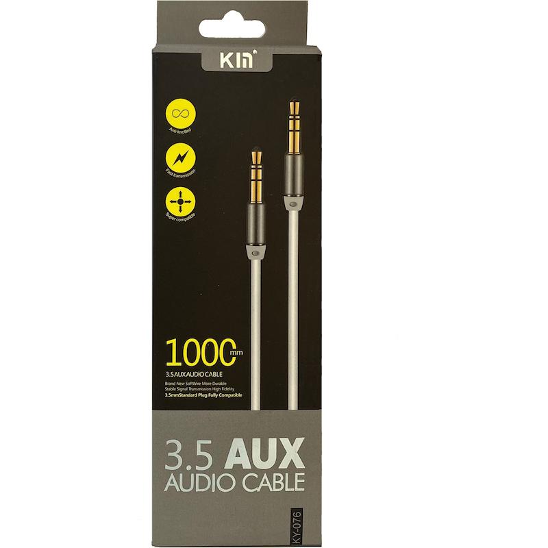 کابل صدا AUX کین مدل KY-076 طول 1 متر