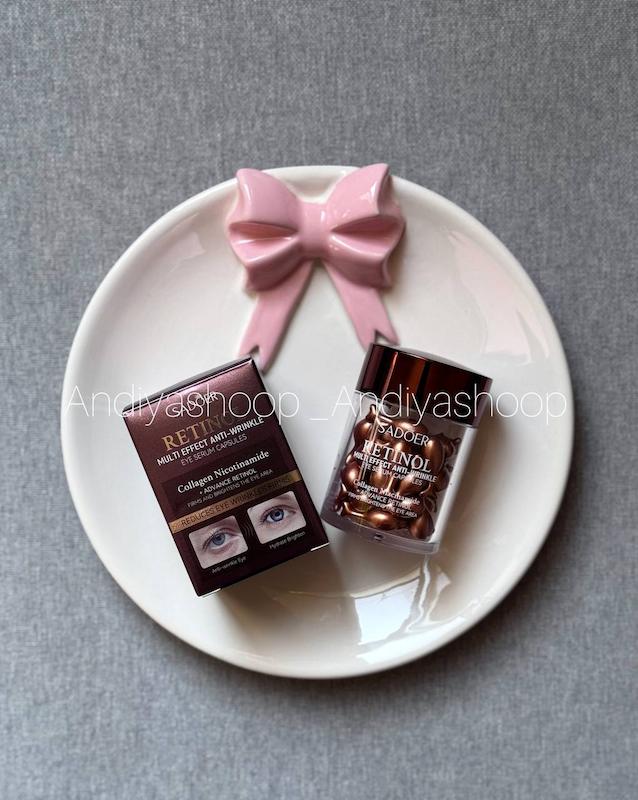 کرم دور چشم کافئین