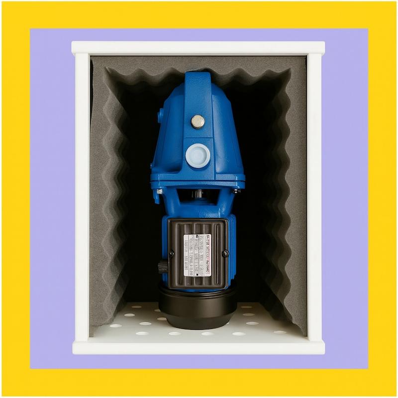 سایلنت باکس آندره تاسیسات (عایق صوتی پمپ آب) برای پمپ یک اسب جتی 