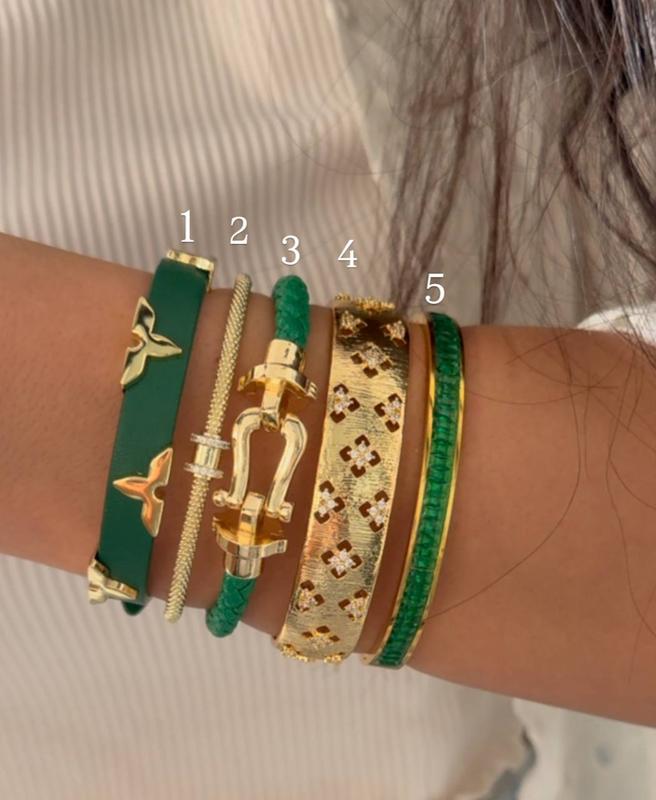 ست دستبندای سبز 