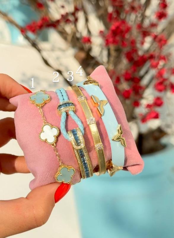 دستبندای رنگ آبی 
