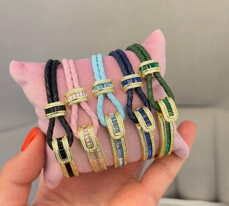 دستبندای طرح طلا بدون حک 750 