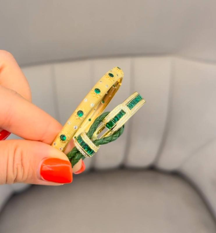 دستبندای لوکس سبز