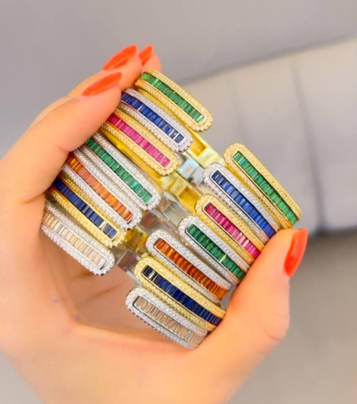 بنگل طرح طلا با حک 750