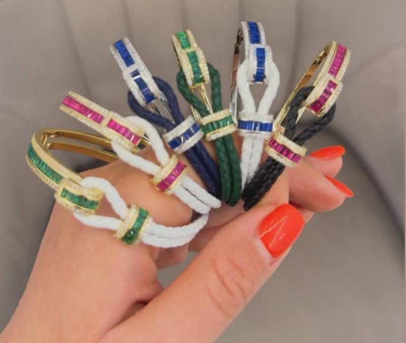 دستبندای لوکس طرح طلا