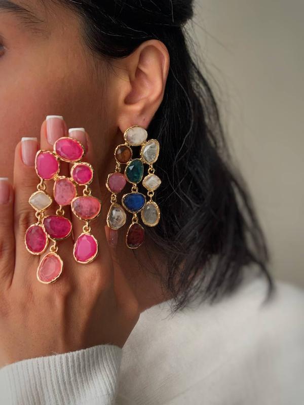 گوشواره رنگی