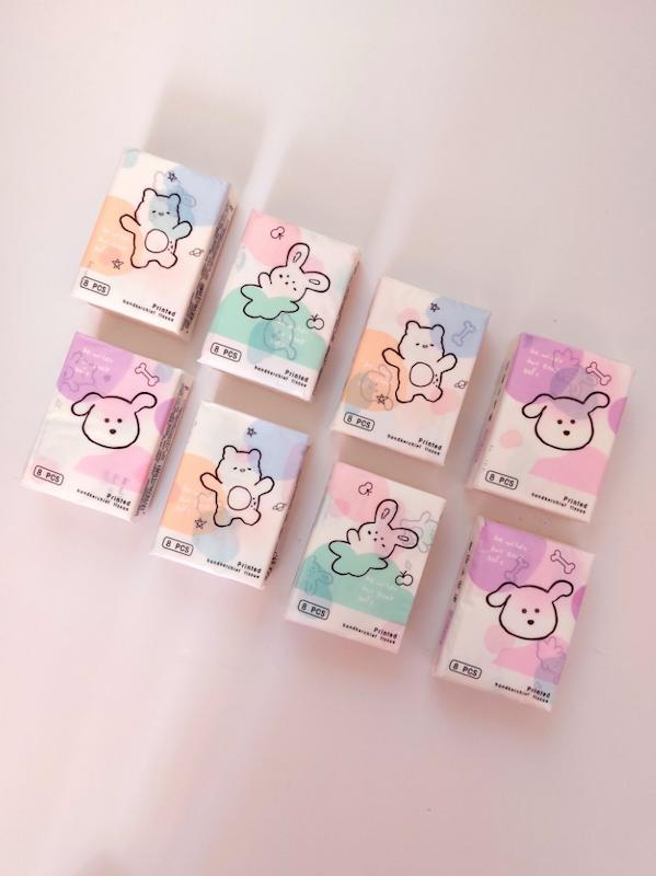 دستمال کاغذی جیبی طرح حیوانات