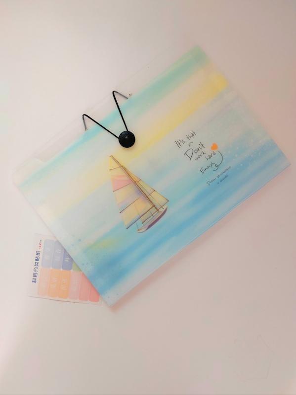 پوشه دیوایدر دار طرح قایق